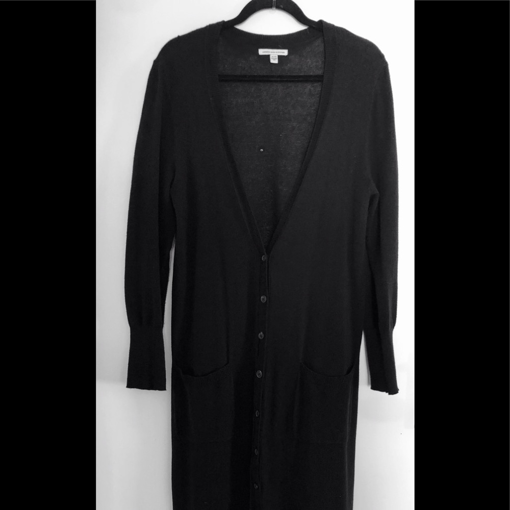 American Eagle Outfitters Long Black Cardigan
